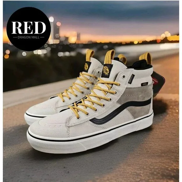 Vans SK8-Hi MTE-2 Utility Pop White Grey Black High Top Sneakers Shoes Men 10.5 Van main image 4